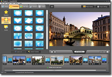SmartShow interface SmartShow interface